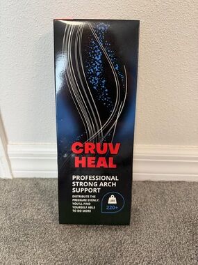 CRUV HEAL Professional Strong Arch Support - Black & Blue